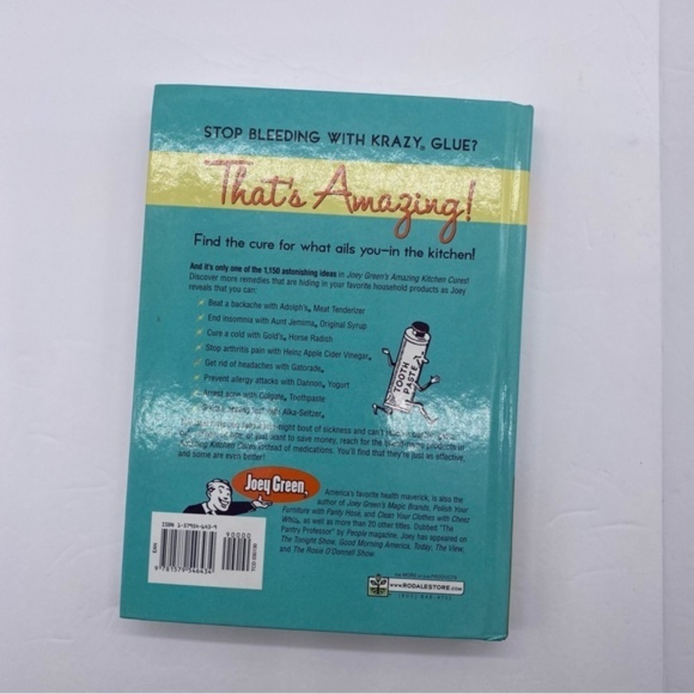 Amazing Kitchen Cures by‎ Joey Green's Hardcover 2002 Book - Picture 2 of 11